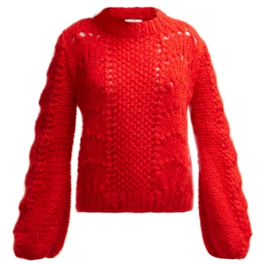 Ganni sweater red size M